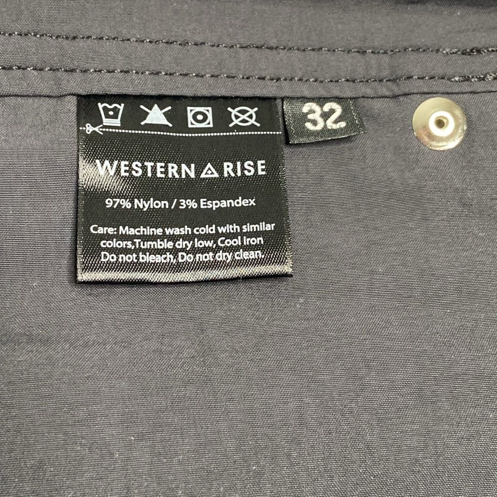 Western Rise Pants Mens 32 Gray Evolution Durable Workwear Performance - Picture 7 of 7